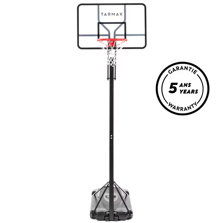 TARMAK | Polycarbonate Basketball Hoop Adjustable 7 Heights (2.4M-3.05M) B700 Pro - Image 2