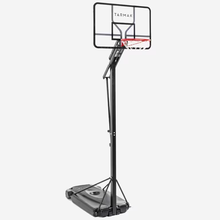 TARMAK | Polycarbonate Basketball Hoop Adjustable 7 Heights (2.4M-3.05M) B700 Pro